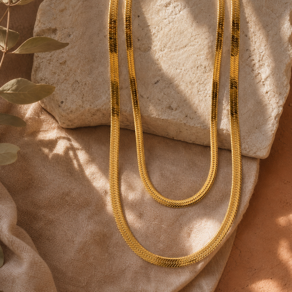 Siren Necklace | Gold