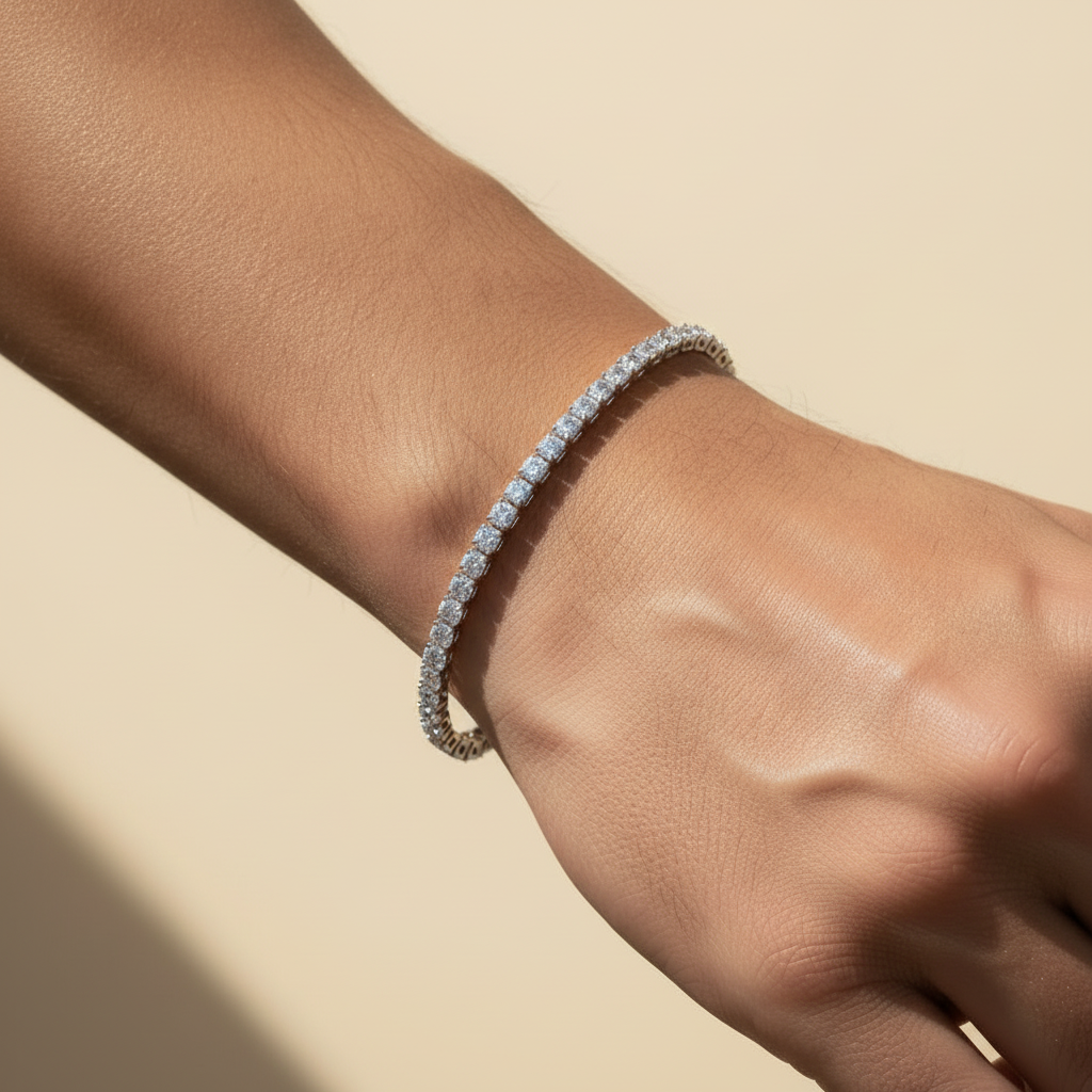 Cove Bracelet Silver 4mm Fine