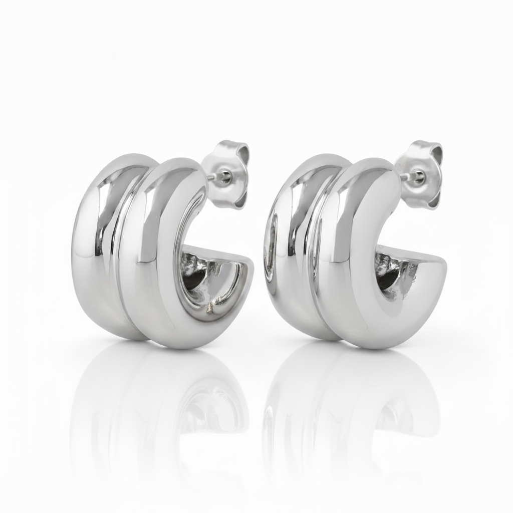 Mila Earrings — Silver