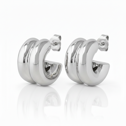 Mila Earrings — Silver