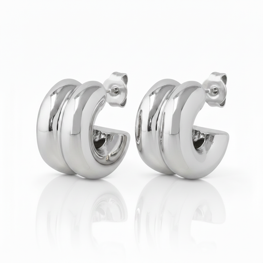 Mila Earrings — Silver