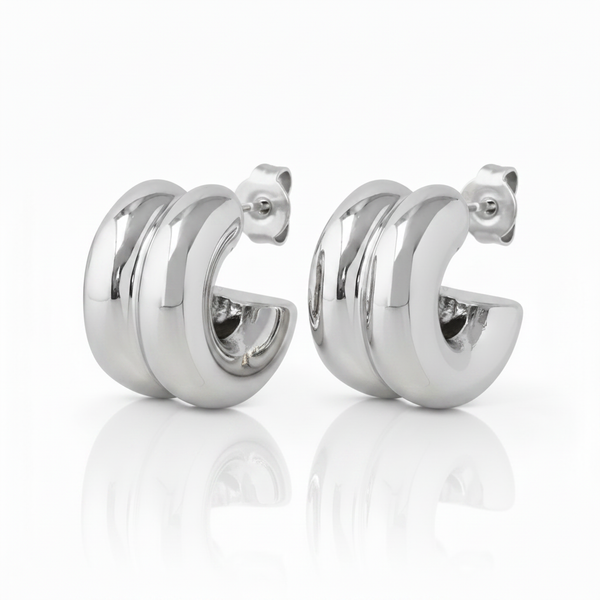 Mila Earrings — Silver