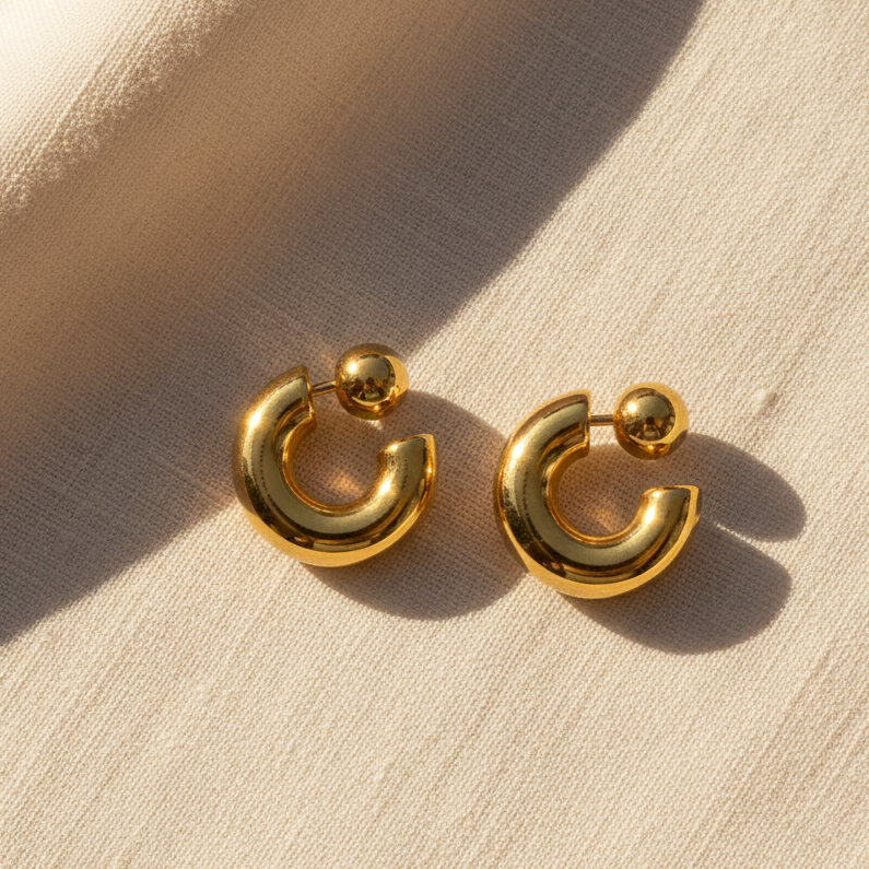 Sierra Earrings Flat Lay